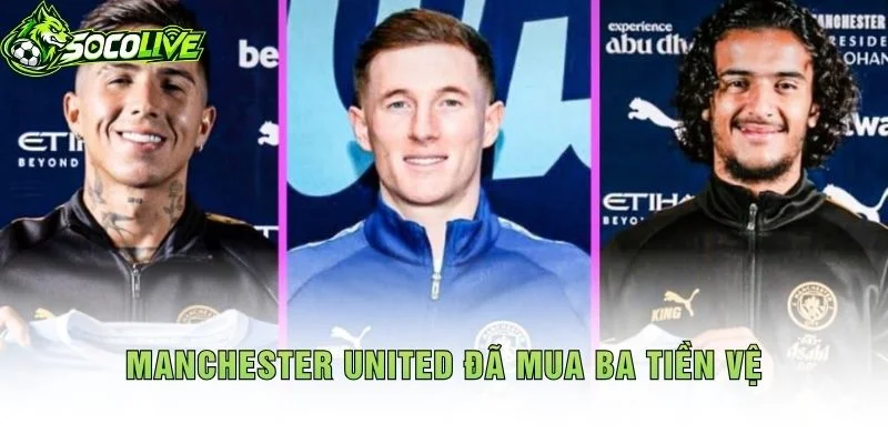 Manchester United Đã Mua Ba Tiền Vệ